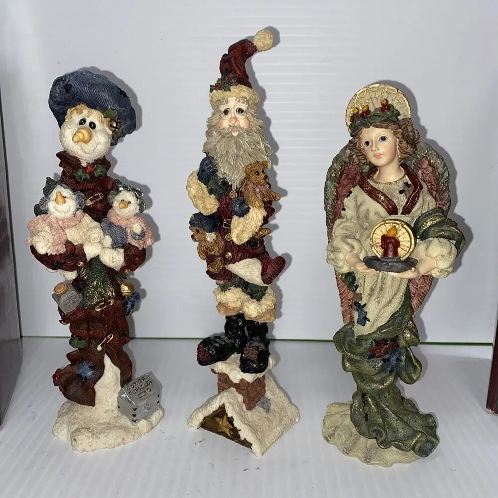 Boyd's Collection Christmas Figures, Illumina, Sliknick, Nanny, W/Boxes